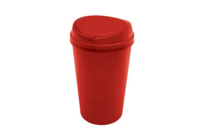 HOME 45 Litre Touch Top Kitchen Bin - Red.
